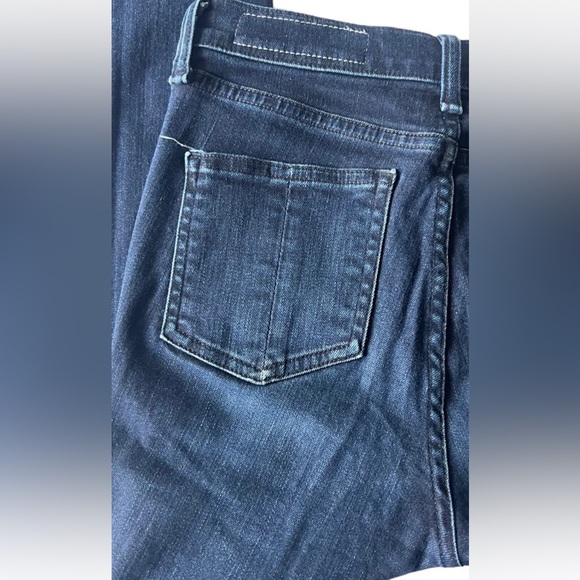 Rag & Bone 10 Inch Skinny Jeans Dark Wash Stretch Size 24 MSRP $195 - Picture 3 of 15